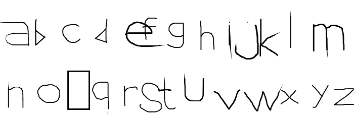 arif Italic Font LOWERCASE
