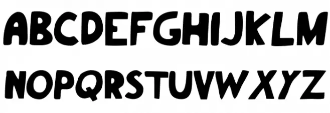 armfight Font UPPERCASE