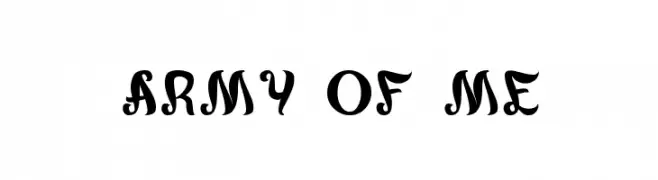 army of me  免费字体下载
