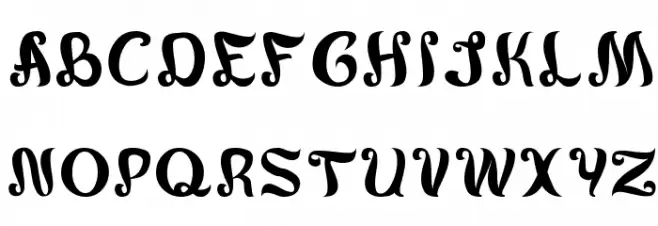 army of me Schriftart Kleinbuchstaben