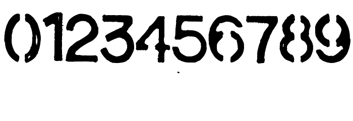 army1 Font OTHER CHARS