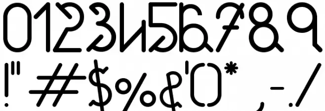 around-20_free-version Font OTHER CHARS