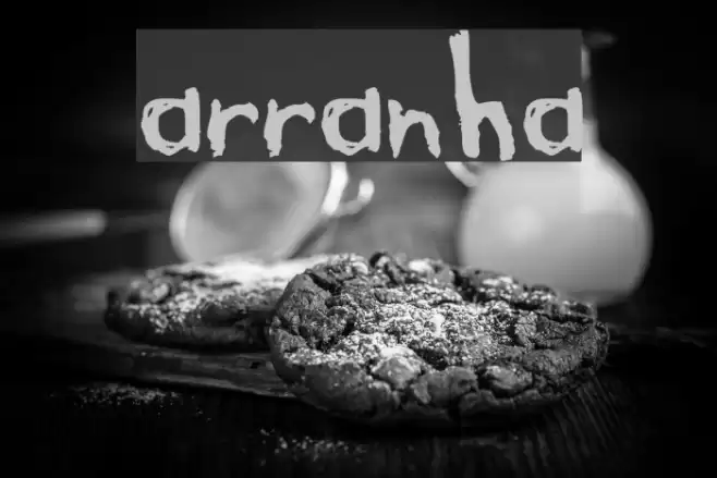 arranha Font examples