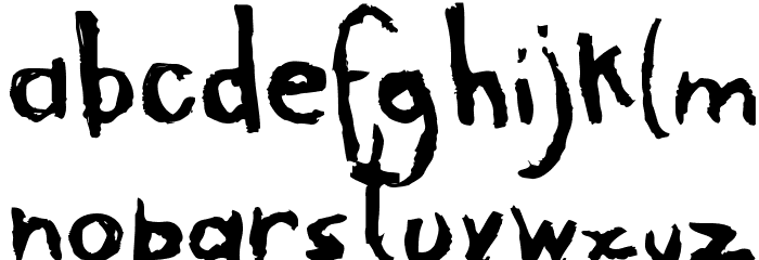 arranha Font LOWERCASE
