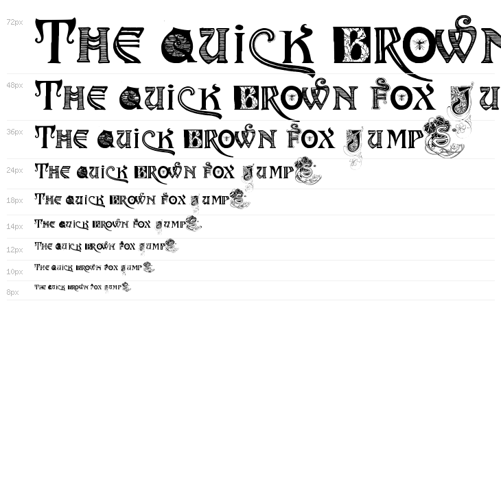 art nouveau by Marta van Eck Waterfall