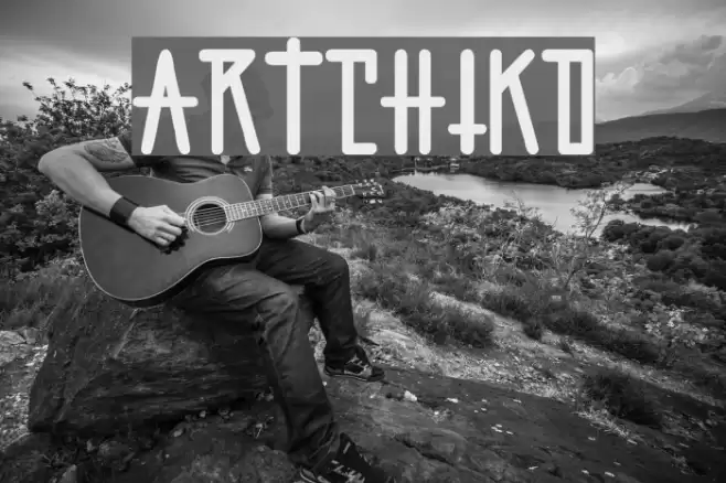 artchiko Font examples