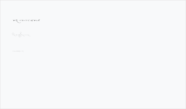 artistic swash Business Card