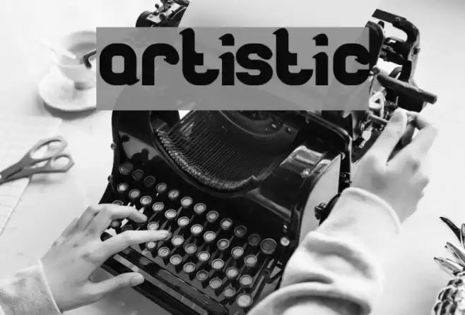 artistic Font examples