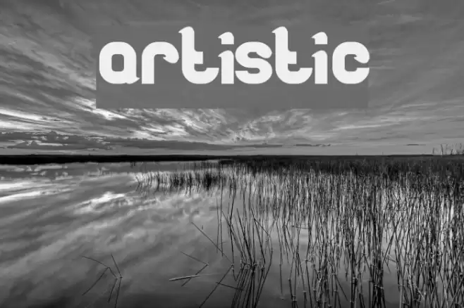 artistic Font examples