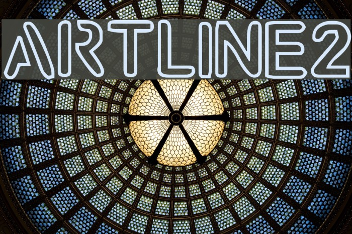 artline2 Font examples