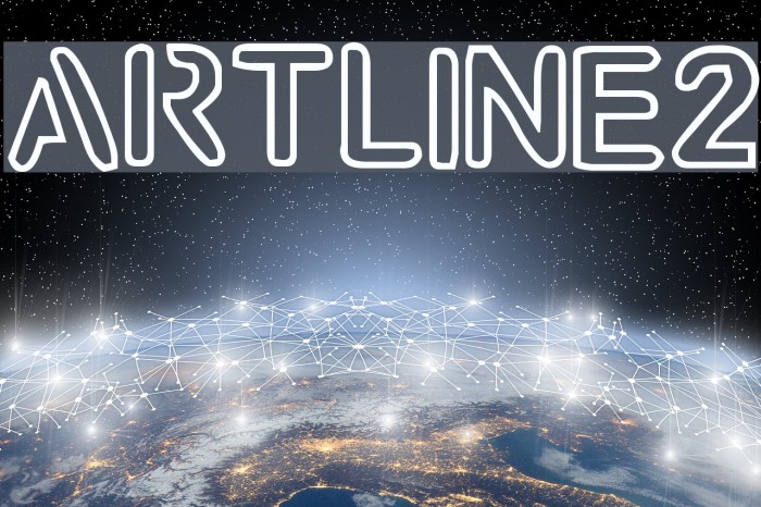 artline2 Font examples