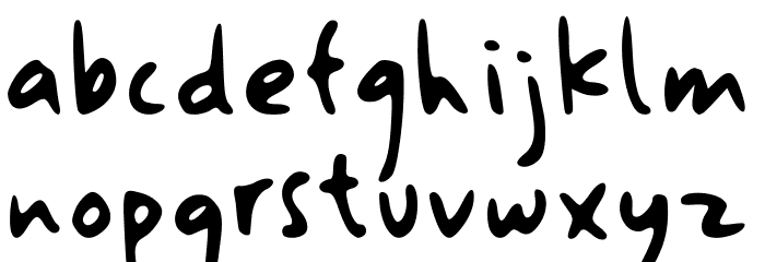 artomoro Font LOWERCASE