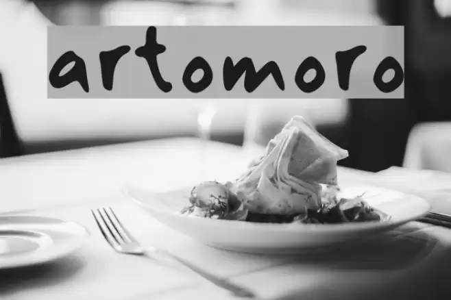 artomoro Font examples