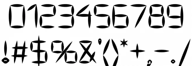 AS Bascalc Medium Font OTHER CHARS