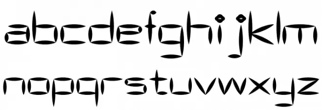 AS Bascalc Medium 字体 小写