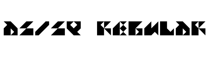 AS/SQ Regular  font caratteri gratis