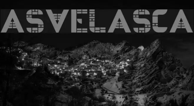 AS-VELASCA Font examples