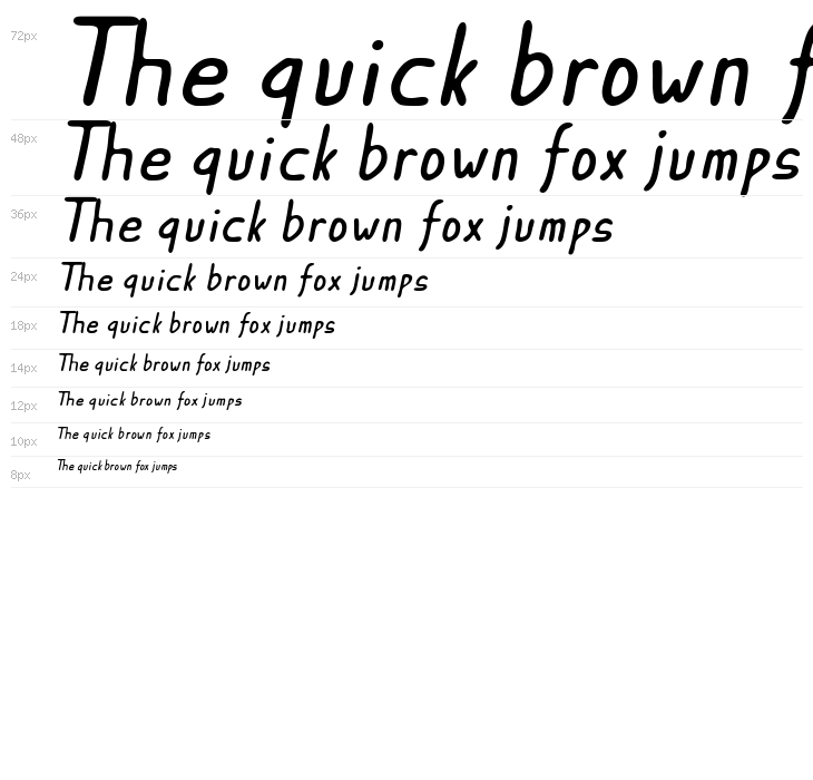 ASCOTA Italic Waterfall