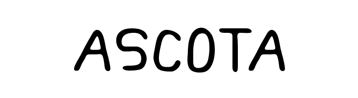 ASCOTA Font