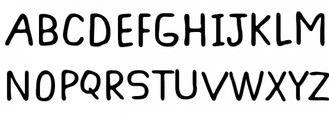 ASCOTA フォント 大文字