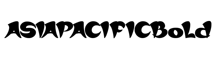 ASIA PACIFIC Bold  フリーフォントのダウンロード