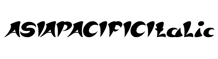 ASIA PACIFIC Italic  नि: शुल्क फ़ॉन्ट्स डाउनलोड