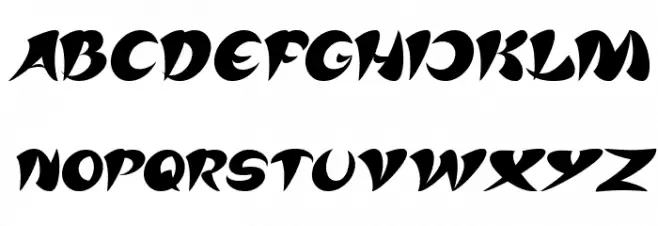 ASIA PACIFIC Italic फ़ॉन्ट अपरकेस