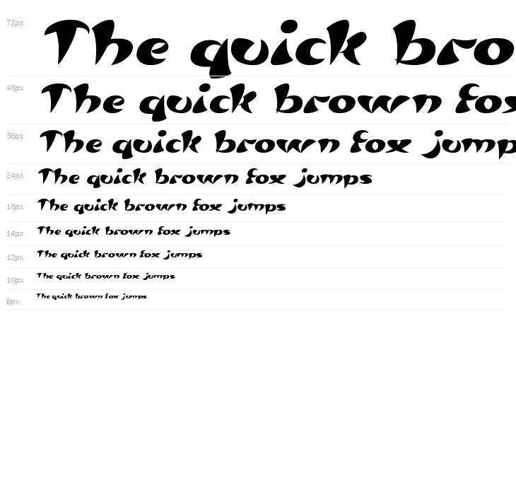 ASIA PACIFIC Italic Waterfall