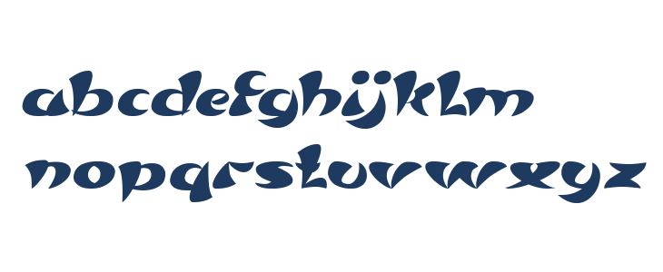 ASIA PACIFIC Italic Lowercase