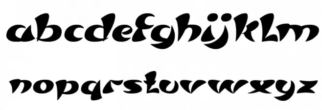 ASIA PACIFIC Italic フォント 小文字