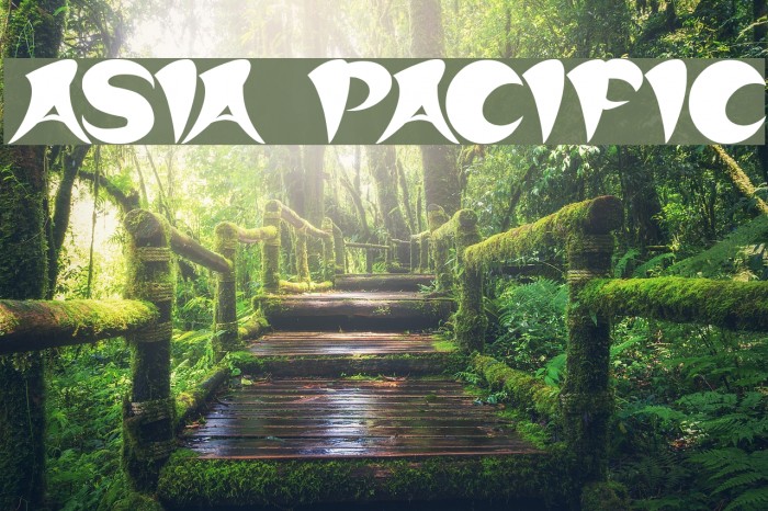 ASIA PACIFIC Font examples