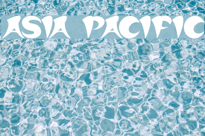 ASIA PACIFIC Font examples