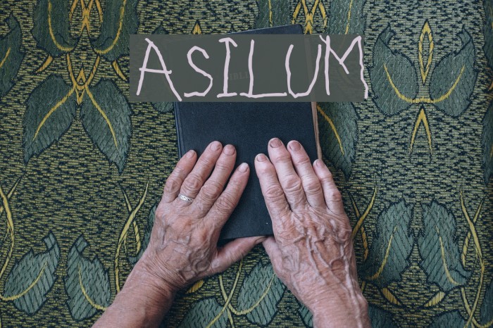 ASILUM Font examples