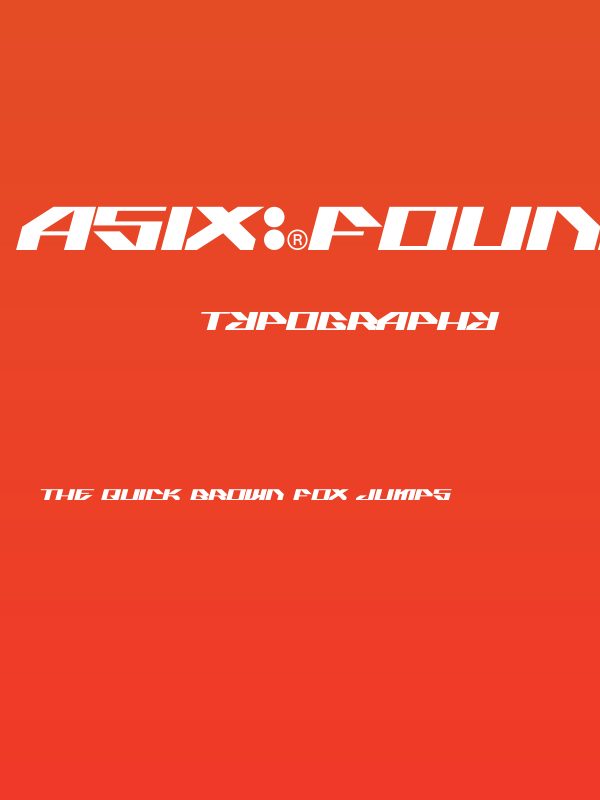 ASIX-FOUNDER Italic Poster
