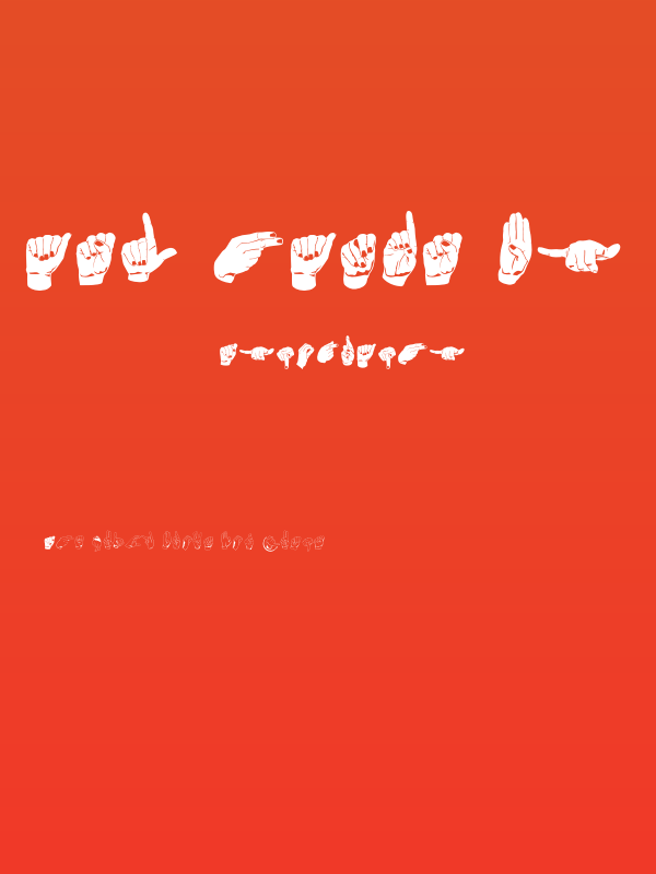 ASL Hands By Frank Poster