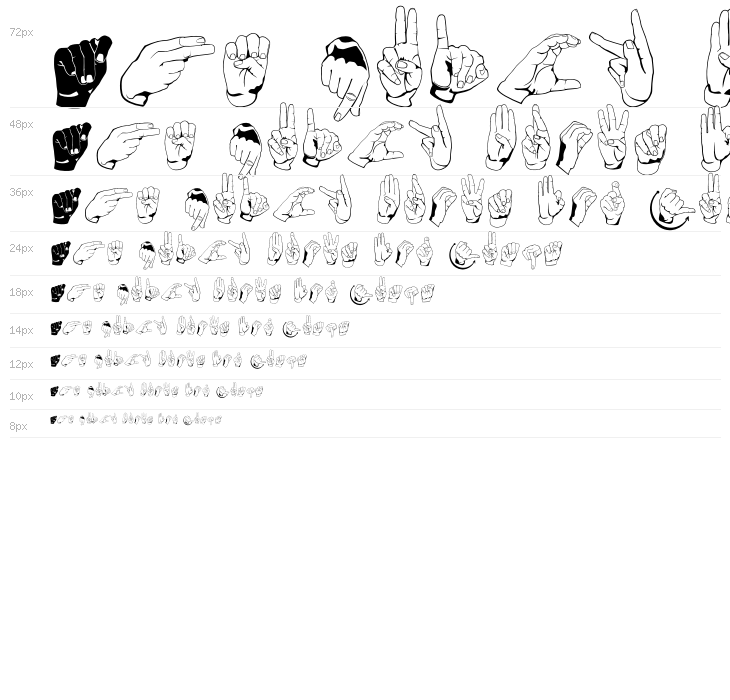 ASL Hands By Frank Waterfall