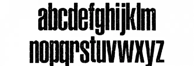 ASPHALTIC GRAIN CONDENSED PERSONAL USE Bold Шрифта строчной