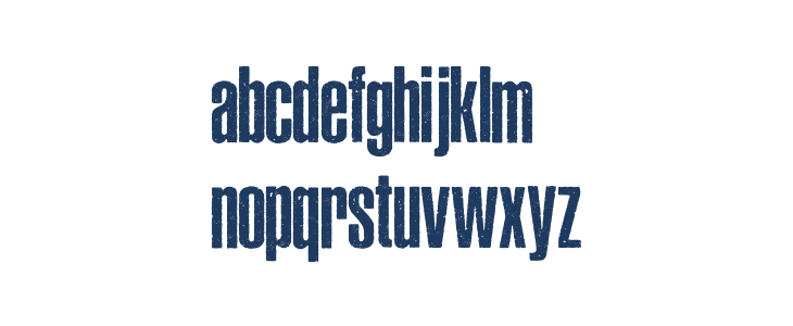ASPHALTIC GRAIN(RUS BY LYAJKA) Bold Lowercase