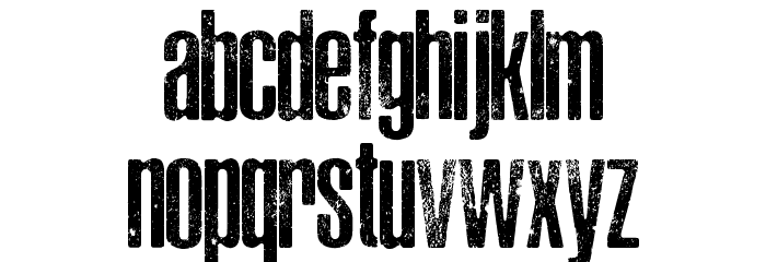 ASPHALTIC SCRATCH ROUNDED PERSONAL USE Font LOWERCASE