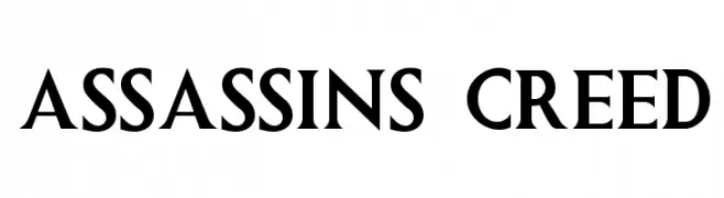 ASSASSINS CREED  नि: शुल्क फ़ॉन्ट्स डाउनलोड