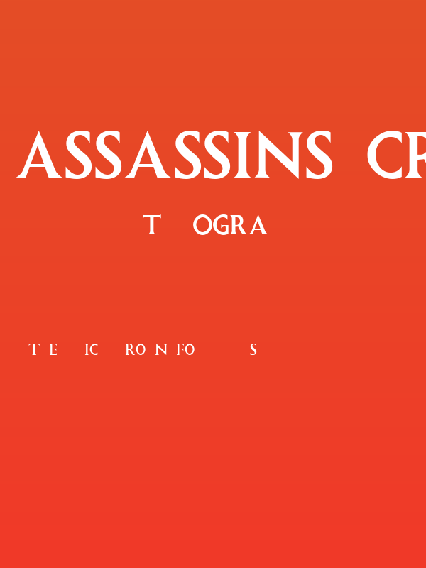 ASSASSINS CREED Poster