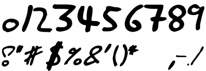 AST-285 Font OTHER CHARS