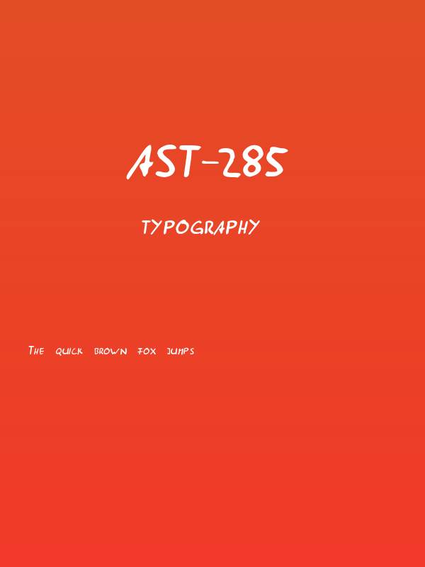 AST-285 Poster