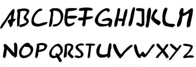 AST-285 Font LOWERCASE
