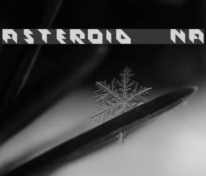 ASTEROID Normal Font examples