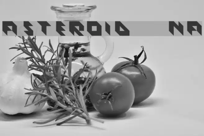 ASTEROID Normal Font examples
