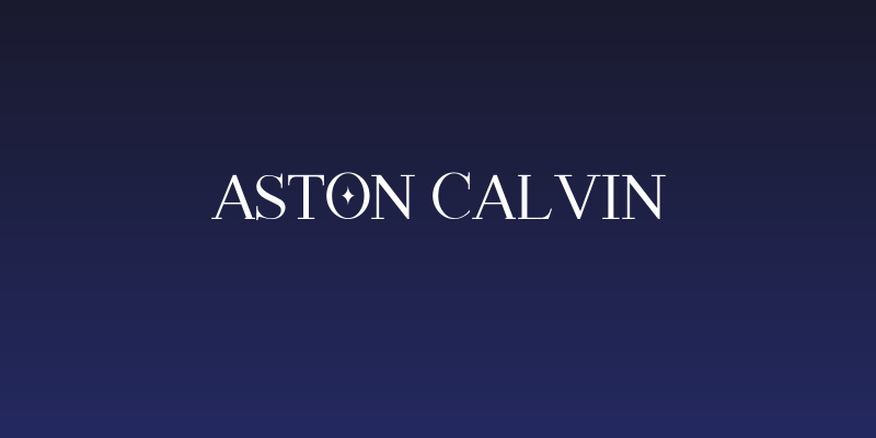 ASTON CALVIN Social Header