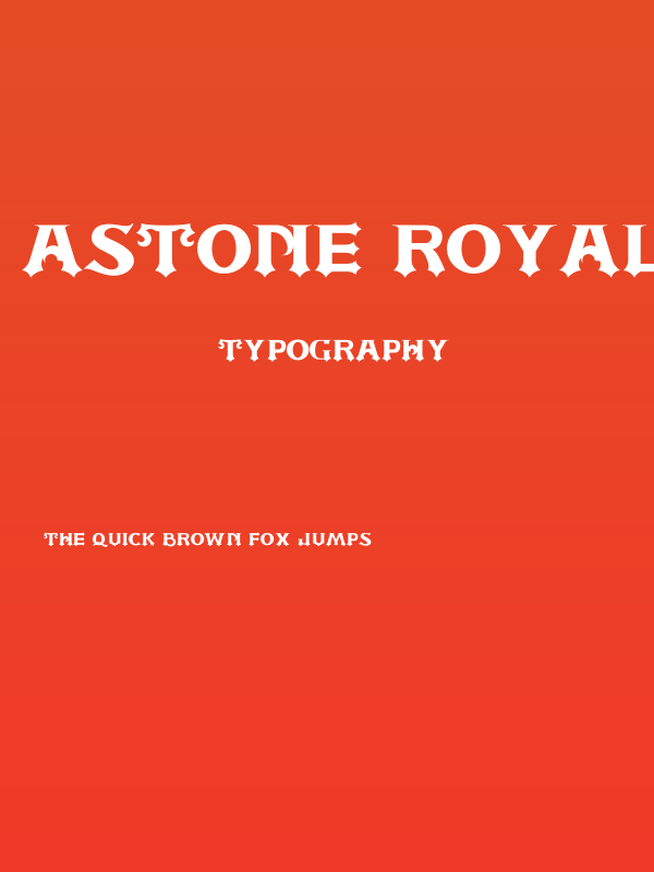 ASTONE ROYAL Poster