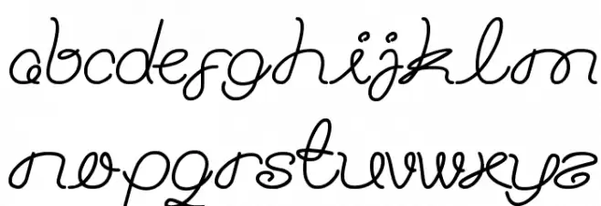 ASTONISHING Font LOWERCASE