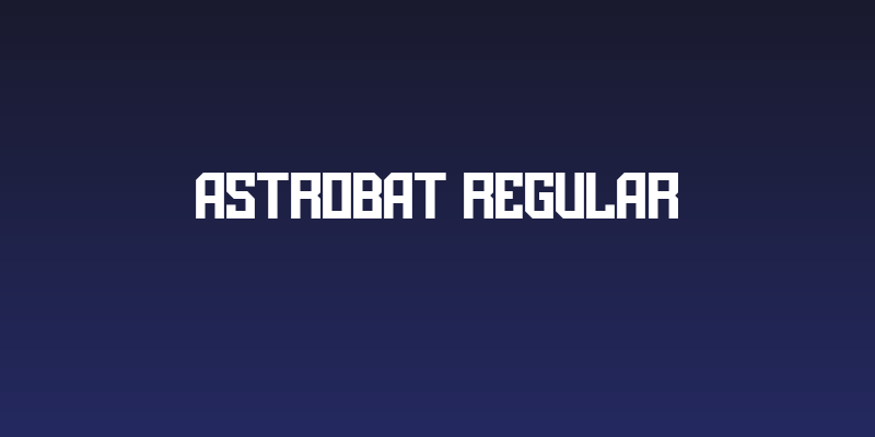 ASTROBAT Regular Social Header
